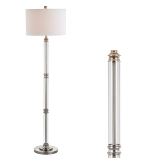 Paloma 60" Metal/Glass Floor Lamp