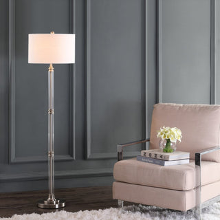 Paloma 60" Metal/Glass Floor Lamp