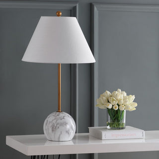 Lombard 29" Minimalist Resin/Metal LED Table Lamp