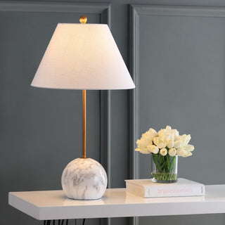 Lombard 29" Minimalist Resin/Metal LED Table Lamp