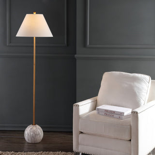 Downing 63.5" Minimalist Resin/Metal LED Floor Lamp