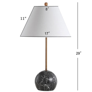 Lombard 29" Minimalist Resin/Metal LED Table Lamp