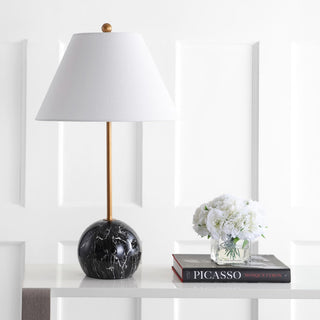 Lombard 29" Minimalist Resin/Metal LED Table Lamp