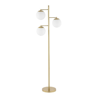 Vintage Brass 66" Modern Vintage Iron LED Floor Lamp