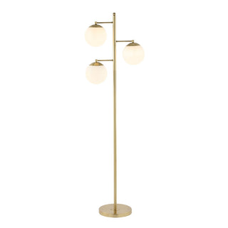 Vintage Brass 66" Modern Vintage Iron LED Floor Lamp