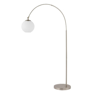 Basque Arc 71" Coastal Vintage Iron LED Floor Lamp