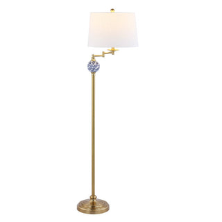 Bradley 61.5" Classic Midcentury Iron LED Floor Lamp