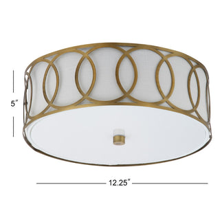 Jazmine Metal LED Flush Mount