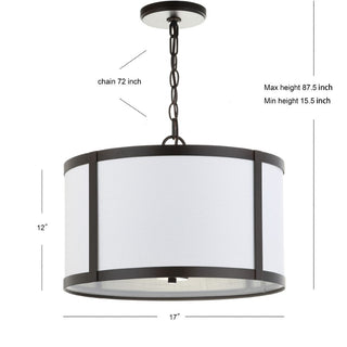 Myles 17" Metal LED Pendant Light