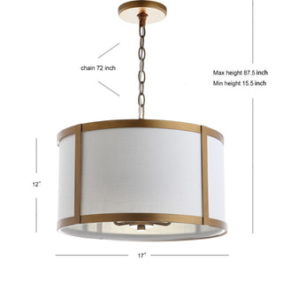 Myles 17" Metal LED Pendant Light