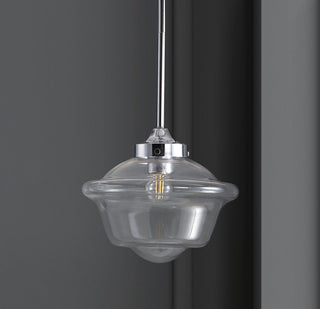 Elk Adjustable Drop Metal/Glass LED Pendant