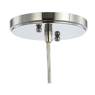 Clematis 5.5" Adjustable Metal/Glass LED Pendant