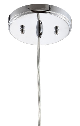 Raymy 9" Adjustable Metal/Glass LED Pendant