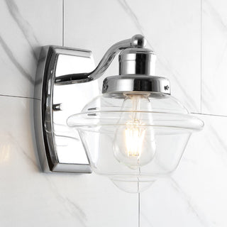 Beck Iron/Glass schoolhouse LED Vanity Light