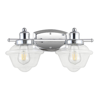 Beck Iron/Glass schoolhouse LED Vanity Light