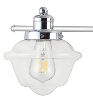 Beck Iron/Glass schoolhouse LED Vanity Light