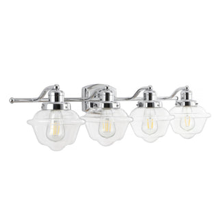 Beck Iron/Glass schoolhouse LED Vanity Light