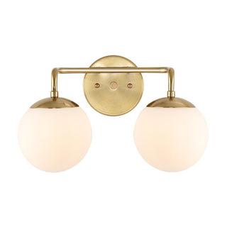 Zhouer Parisian Globe Metal/Frosted Glass Modern Contemporary LED Vanity