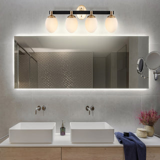 Uolfin Globe Metal/Frosted Glass Modern Contemporary LED Vanity