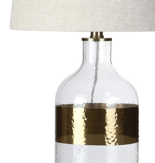 Olive 25.5" Glass LED Table Lamp