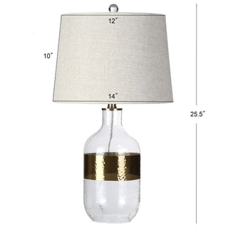 Olive 25.5" Glass LED Table Lamp