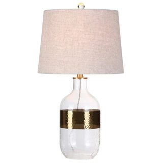 Olive 25.5" Glass LED Table Lamp