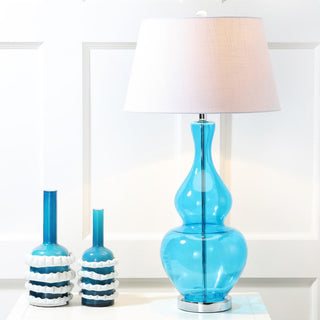 Miranda 33.5" Glass LED Table Lamp