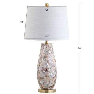 Jaden 28" Seashell LED Table Lamp