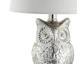 Hanna 19" Glass/Crystal LED Table Lamp