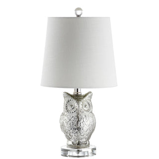 Hanna 19" Glass/Crystal LED Table Lamp