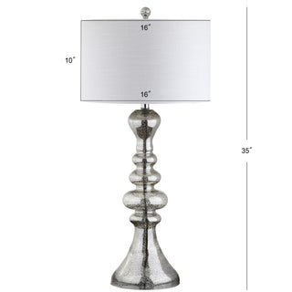 Jillian 35" Curved Glass LED Table Lamp