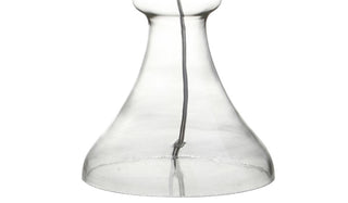 Jillian 35" Curved Glass LED Table Lamp