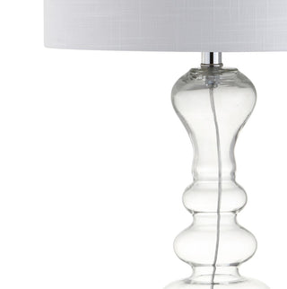 Jillian 35" Curved Glass LED Table Lamp