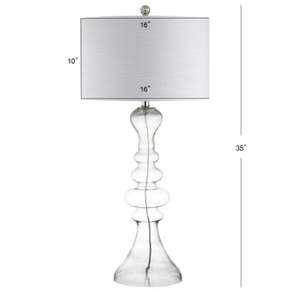 Jillian 35" Curved Glass LED Table Lamp