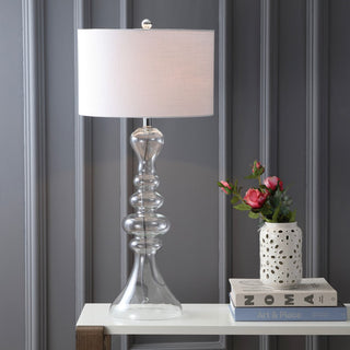 Jillian 35" Curved Glass LED Table Lamp