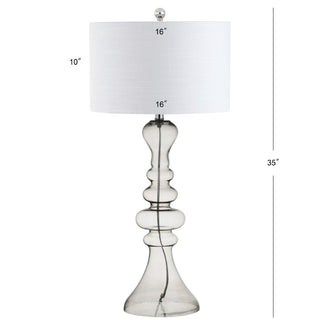 Jillian 35" Curved Glass LED Table Lamp