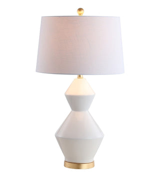 Bankok 29" Geometric Ceramic/Metal LED Table Lamp