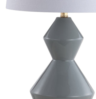 Bankok 29" Geometric Ceramic/Metal LED Table Lamp