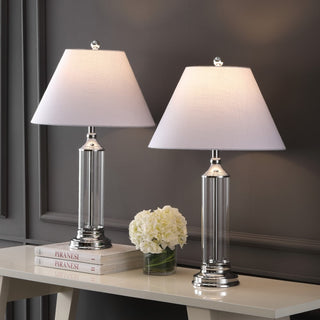 Oscar 29" Glass LED Table Lamp, Set of 2