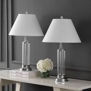 Oscar 29" Glass LED Table Lamp, Set of 2