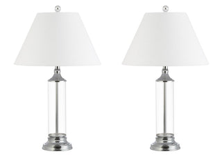 Oscar 29" Glass LED Table Lamp, Set of 2