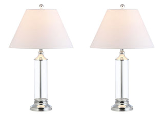 Oscar 29" Glass LED Table Lamp, Set of 2