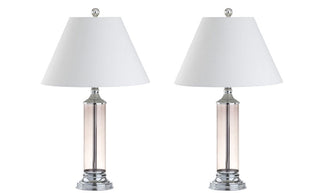 Oscar 29" Glass LED Table Lamp, Set of 2