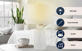 Lucy 26" Ceramic LED Table Lamp