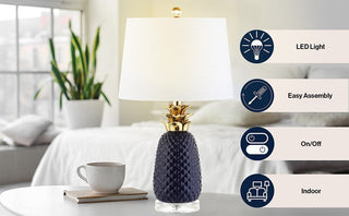 Kyson 23" Ceramic LED Table Lamp