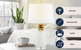 Kyson 23" Ceramic LED Table Lamp