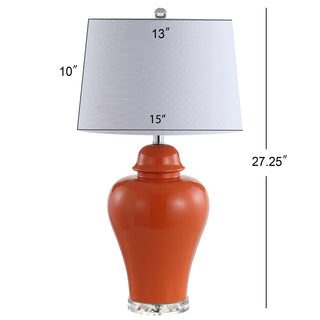 Norway 27" Ceramic Urn LED Table Lamp, Set of 2