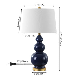 Victoria 27.5" Ceramic LED Table Lamp