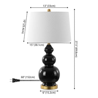 Victoria 27.5" Ceramic LED Table Lamp