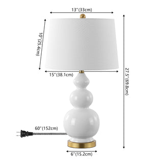 Victoria 27.5" Ceramic LED Table Lamp